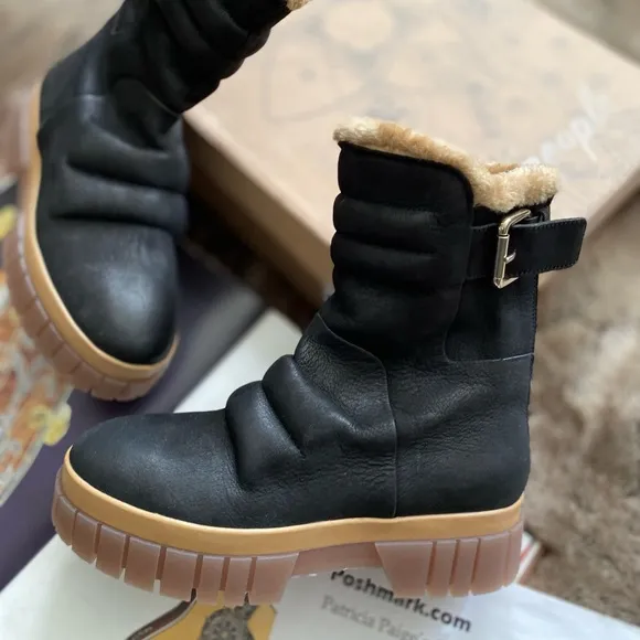 Free People Fable Faux Fur Boots