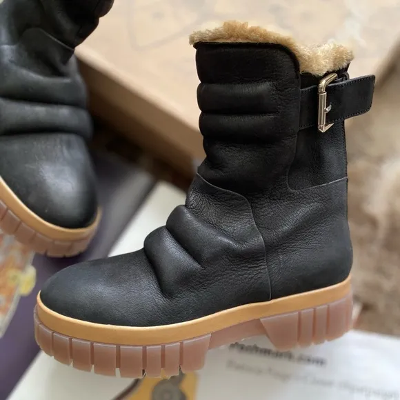 Free People Fable Faux Fur Boots