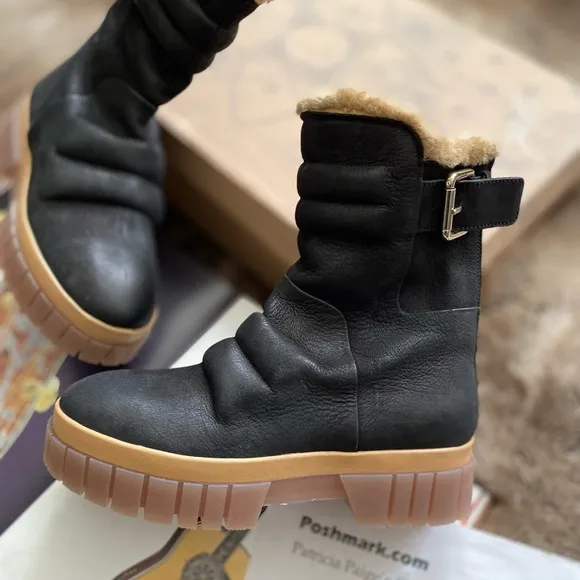 Free People Fable Faux Fur Boots