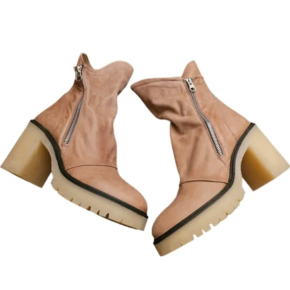 Free People Jack Zip Ankle Boots Size 40