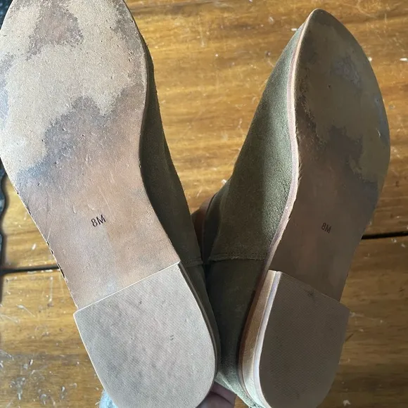 FREE PEOPLE Jeffrey Campbell Lincoln Suede Ankle Boots Bootie Sz 8
