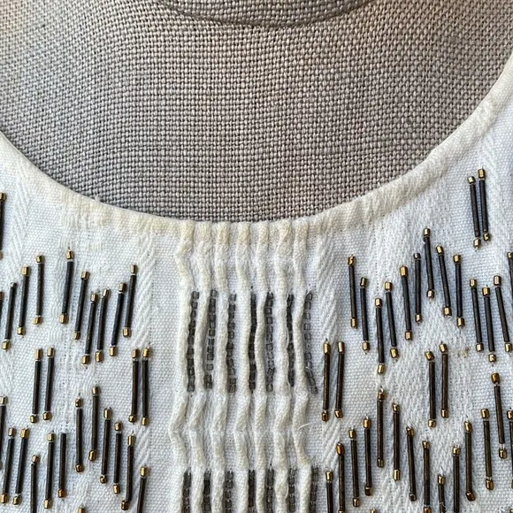 Free People stunning bead embellished dress from luxury boutique in Laguna