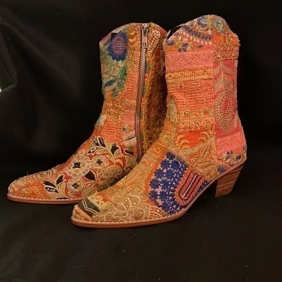 Free People Sunny Days Ankle Boots. NWT