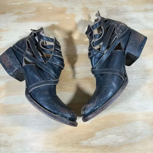 Freebird by Steven Stair Strappy Ankle Boots Women’s Size 8