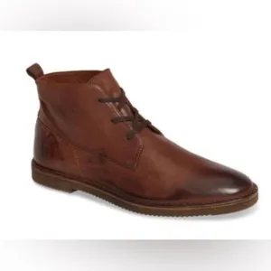 Frye Ashland Chukka Men's Brown Buffalo Leather Lace Up Ankle Boots