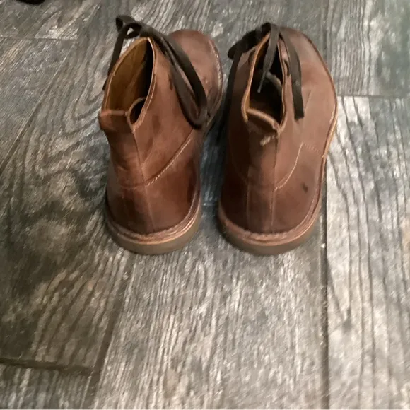Frye Ashland Chukka Men's Brown Buffalo Leather Lace Up Ankle Boots