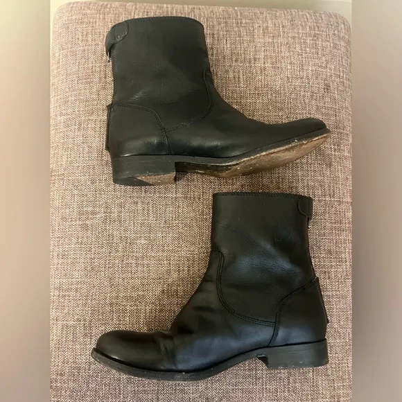 Frye Black Leather Ankle BootsWomen’s size 6
