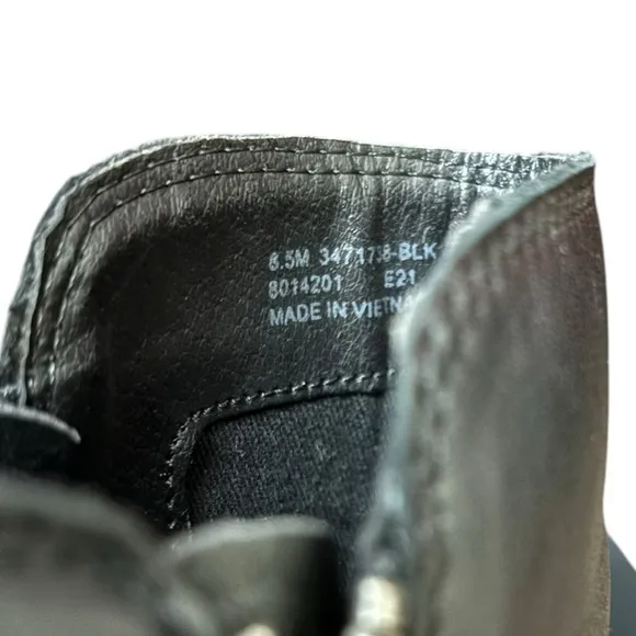 FRYE black leather boots 8.5M 8.5 M booties ankle boots