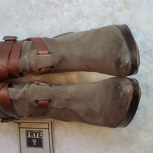 Frye Harlow Multi-strap heeled boots