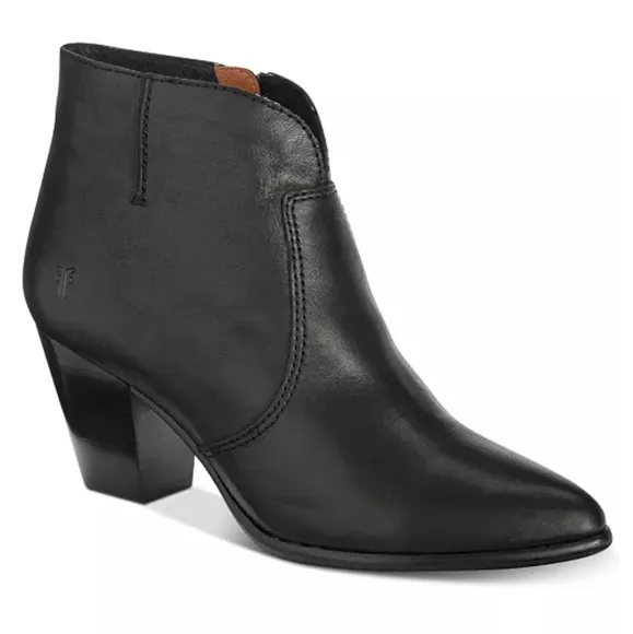 Frye Jennifer black Ankle Leather  Boots 8