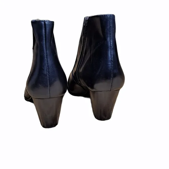 Frye Jennifer black Ankle Leather  Boots 8