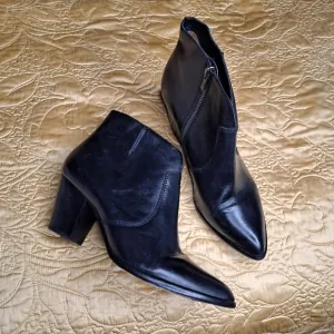 Frye Jennifer black Ankle Leather  Boots 8