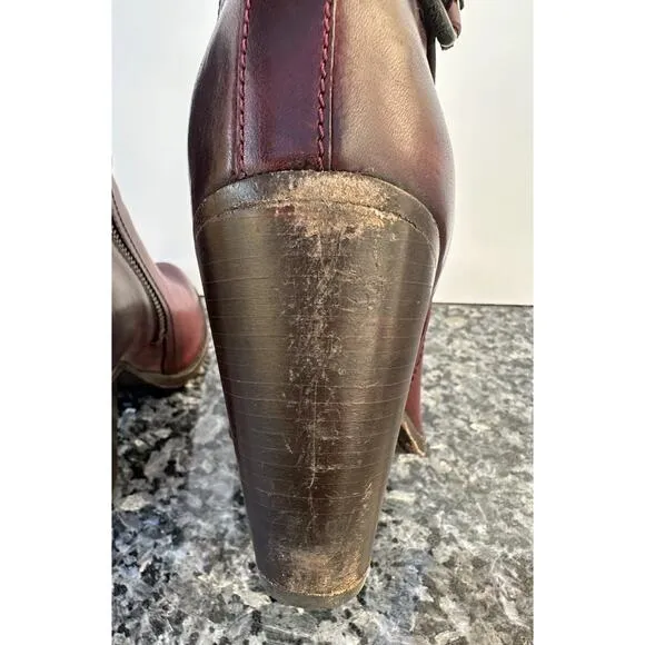 FRYE Jenny Ankle Boots Booties Leather #3475389 Women’s US 9 B