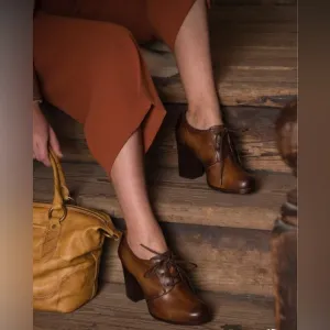 Frye Oxford Leather Booties