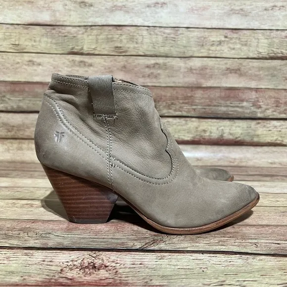 Frye Reina Leather Ankle Boots