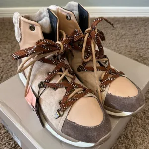 Gaimo Matilda Pesca Baby hiker trail sneaker boots colorblock leather suede 39
