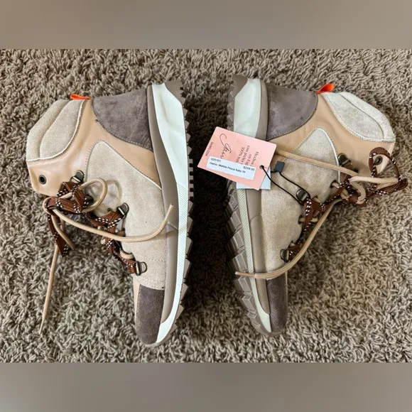 Gaimo Matilda Pesca Baby hiker trail sneaker boots colorblock leather suede 39