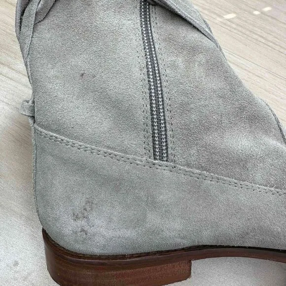 Garnet Hill Shoes Womens Size 10 Tan‎ Suede Angelica Made in Italy Ankle Boots