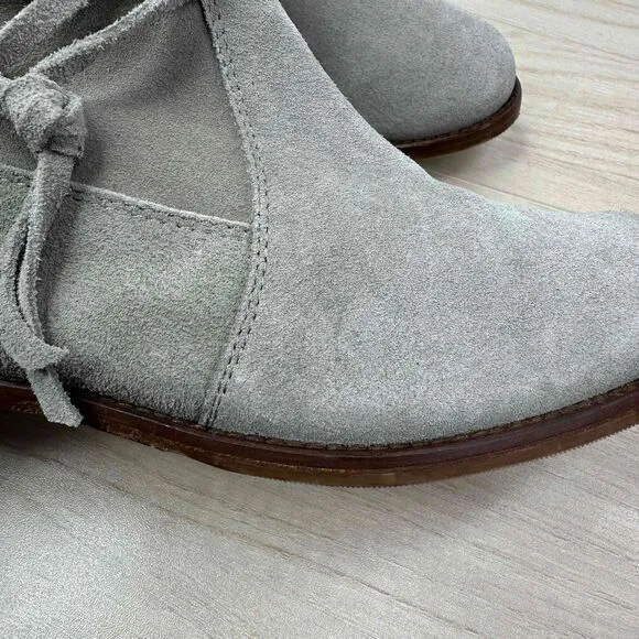 Garnet Hill Shoes Womens Size 10 Tan‎ Suede Angelica Made in Italy Ankle Boots