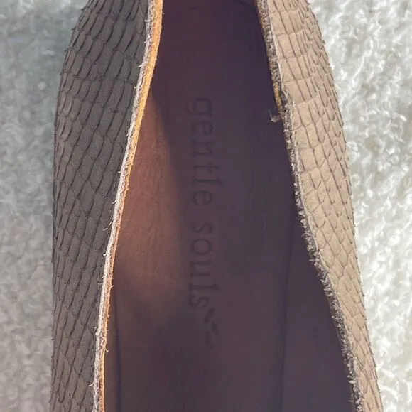 Gentle Souls Kenneth Cole Sure Bet Textured Lace Up Oxfords Comfort Shoes 8.5