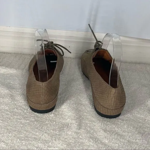 Gentle Souls Kenneth Cole Sure Bet Textured Lace Up Oxfords Comfort Shoes 8.5