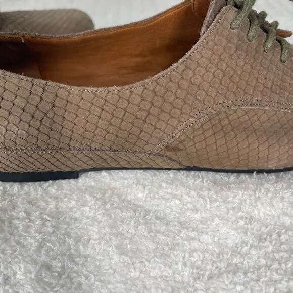 Gentle Souls Kenneth Cole Sure Bet Textured Lace Up Oxfords Comfort Shoes 8.5