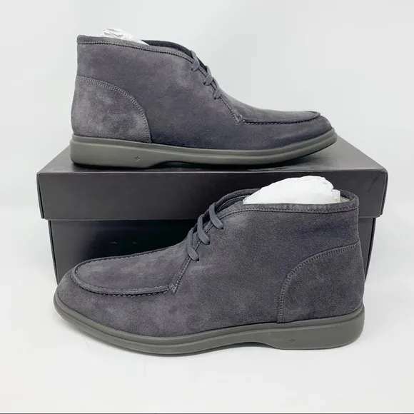 George Brown Foster Suede Lace-Up Chukka Boots Lavag