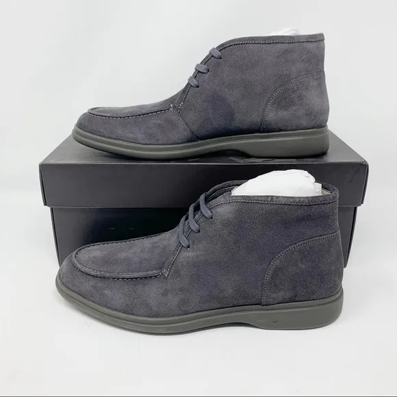 George Brown Foster Suede Lace-Up Chukka Boots Lavag