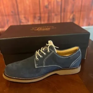 G.H. Bass &amp; Co. Proctor Navy Suede Mens Shoes Size 7 M