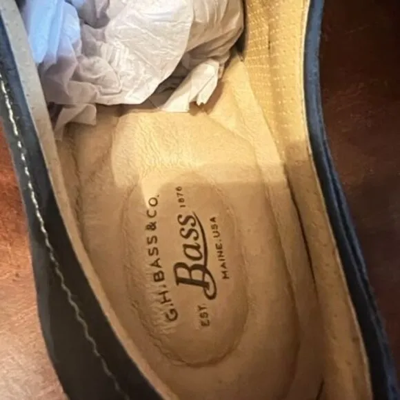 G.H. Bass &amp; Co. Proctor Navy Suede Mens Shoes Size 7 M