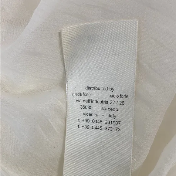Giada Forte Linen Maxi Dress Minimalist Neutral Sustainable S/M