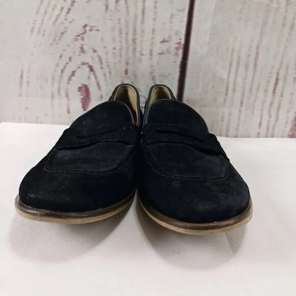 Giorgio Brutini 249371 Mens Black Suede Slip-On Dress Casual Shoes Size 10M
