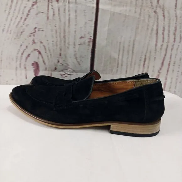 Giorgio Brutini 249371 Mens Black Suede Slip-On Dress Casual Shoes Size 10M