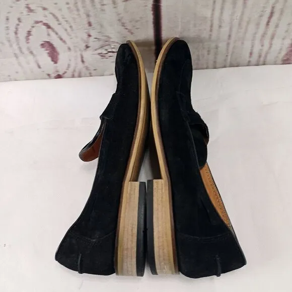Giorgio Brutini 249371 Mens Black Suede Slip-On Dress Casual Shoes Size 10M