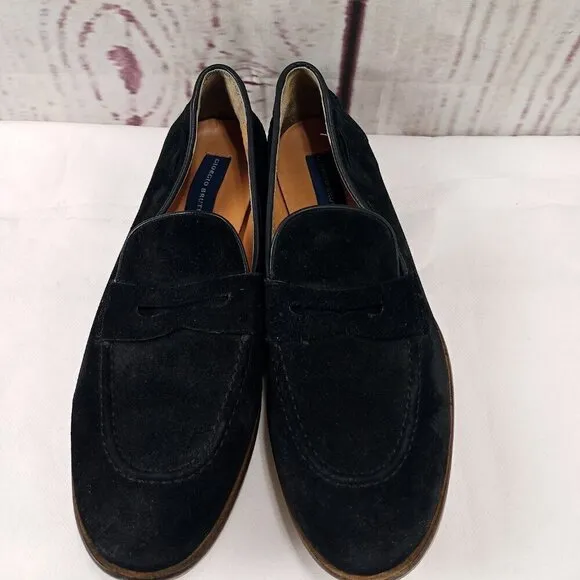 Giorgio Brutini 249371 Mens Black Suede Slip-On Dress Casual Shoes Size 10M