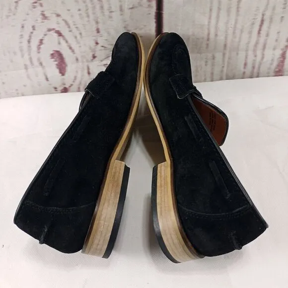 Giorgio Brutini 249371 Mens Black Suede Slip-On Dress Casual Shoes Size 10M