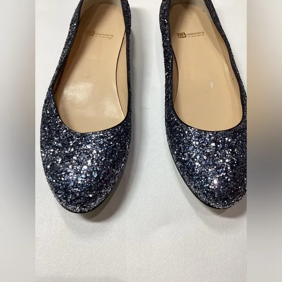 Giorgio's of Palm Beach Glitter Sparkle Ballerina Flats Size