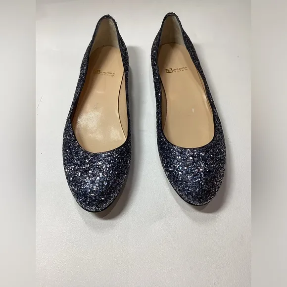 Giorgio's of Palm Beach Glitter Sparkle Ballerina Flats Size