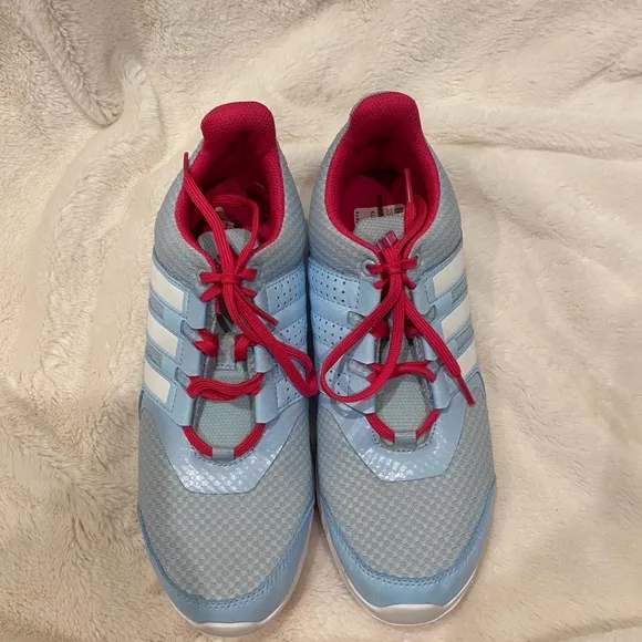 Girls Adidas Hyperfast 2.0 Tennis Athletic Shoes Size 6 VGC