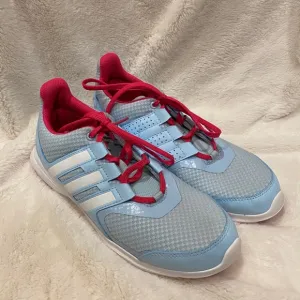 Girls Adidas Hyperfast 2.0 Tennis Athletic Shoes Size 6 VGC