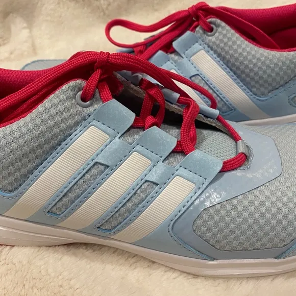 Girls Adidas Hyperfast 2.0 Tennis Athletic Shoes Size 6 VGC