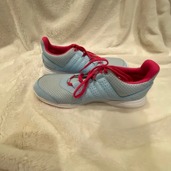 Girls Adidas Hyperfast 2.0 Tennis Athletic Shoes Size 6 VGC