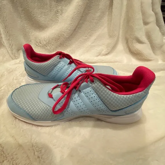 Girls Adidas Hyperfast 2.0 Tennis Athletic Shoes Size 6 VGC