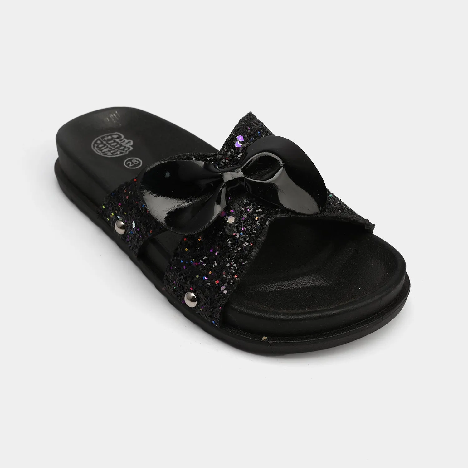 Girls Slide 013-BLACK