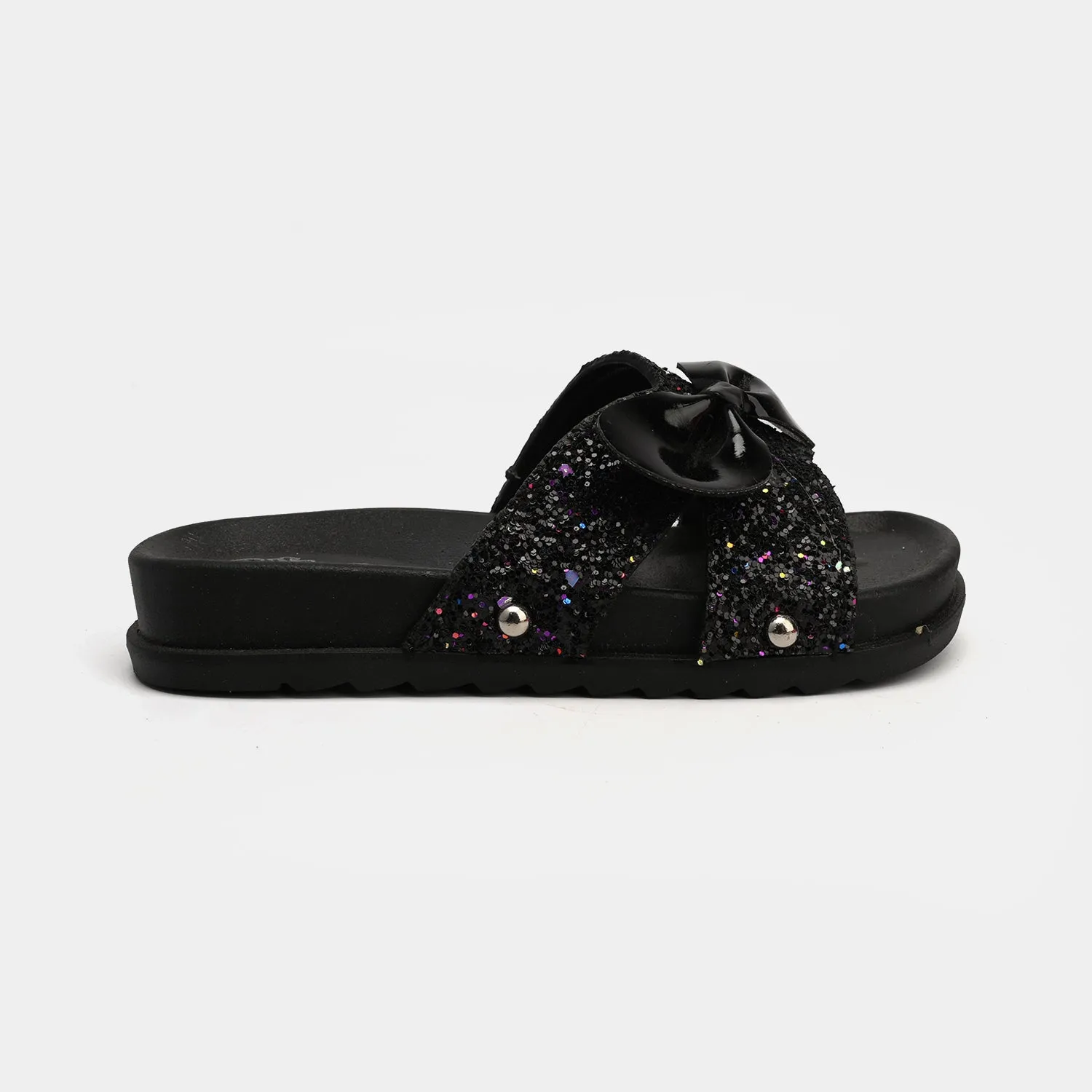 Girls Slide 013-BLACK