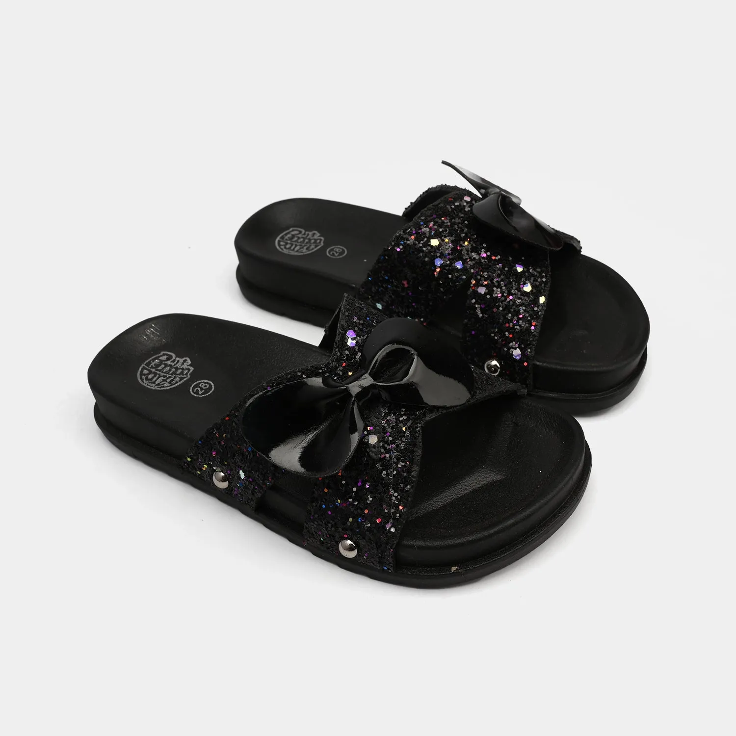 Girls Slide 013-BLACK