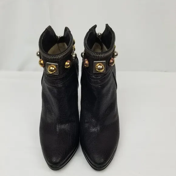 Giuseppe Zanotti Leather Ankle Boots Heels size 37