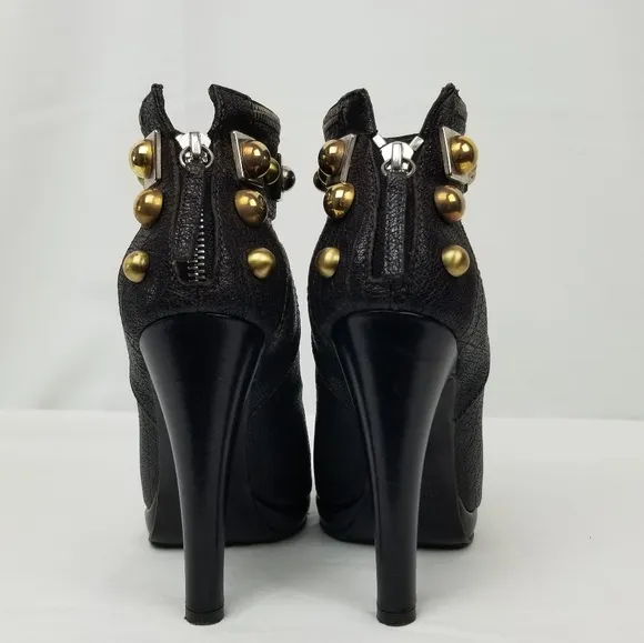 Giuseppe Zanotti Leather Ankle Boots Heels size 37