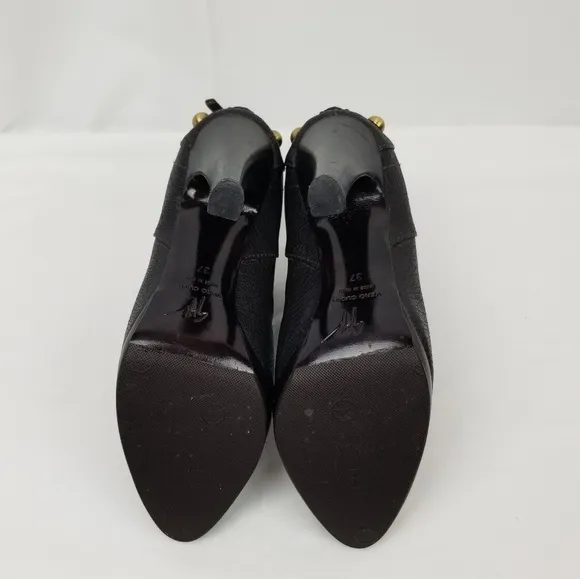 Giuseppe Zanotti Leather Ankle Boots Heels size 37