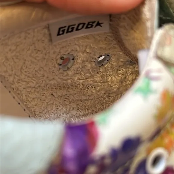 Golden Goose GGDB Children’s Shoes Deluxe Brand Size 35 - 3 Kids Sneakers AS IS